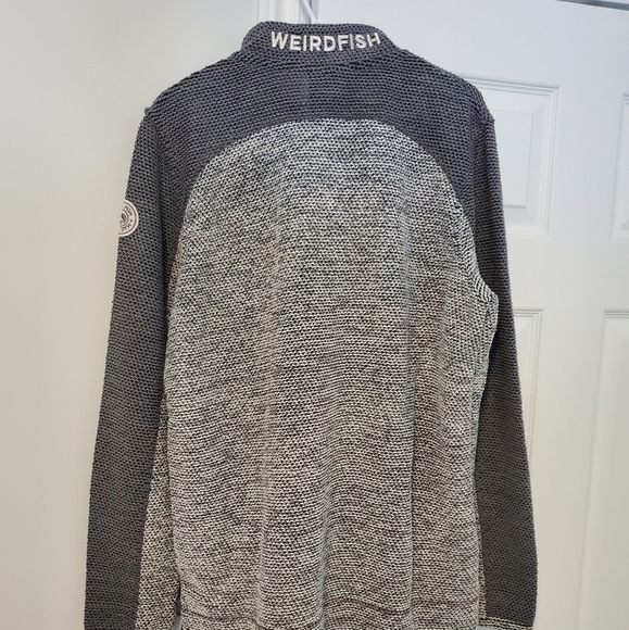 Werid Fish Quarter Zip Active Macaroni Cement - Picture 3 of 3